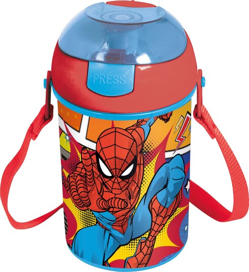 Spiderman Pop-Up Drinking Bottle 74769