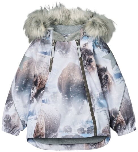 Molo Hopla Fur Blue 116