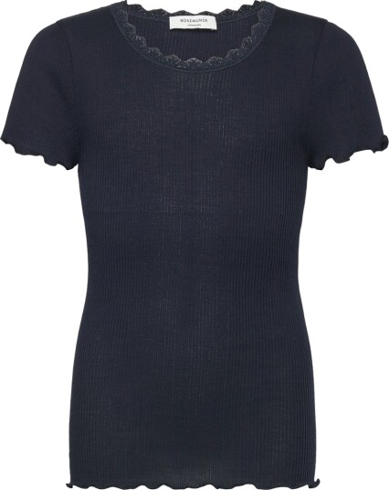 Rosemunde T skjorte Rib Balta Navy m. Blonder Rosemunde 8 år 128 T skjorte Blå
