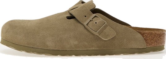 Birkenstock Boston Suede Leather - Beige - 43