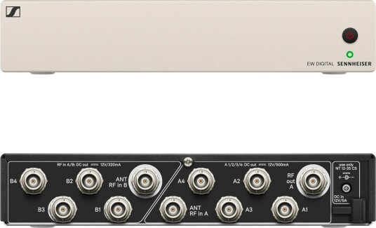 Sennheiser EW-D Q-R-S Aktiv Antennesplitter for Trådløst Mikrofonsystem Sennheiser EW-D Q-R-S Aktiv Antennesplitter for Trådløst Mikrofonsystem