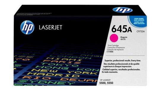 HP 645A / C9733A Magenta Toner - Laser toner Rød