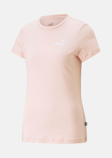 Puma Ess+ Embroidery Tee Rose Dust M T-Shirts Puma Ess+ Embroidery Tee Rose Dust M T-Shirts