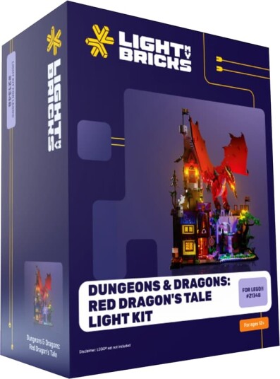 Light My Bricks Dungeons & Dragons: Red Dragon"s Tale lyssett