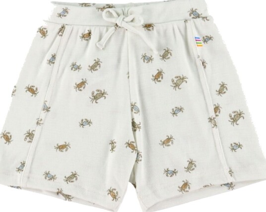 Joha Shorts Ull/Silke Off White m. Krabber Joha 130 Shorts Hvit