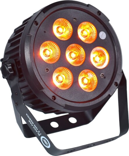 Light4me Black Par 7X10w Rgbwa Led Sterkt Lys Light4me Black Par 7X10w Rgbwa Led Sterkt Lys