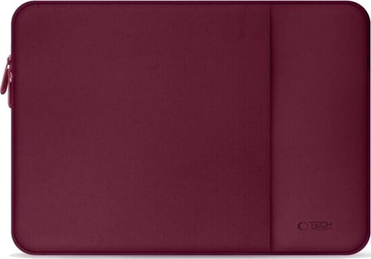 Tech Protect neoprenveske for bærbar PC 15 16" Burgunder