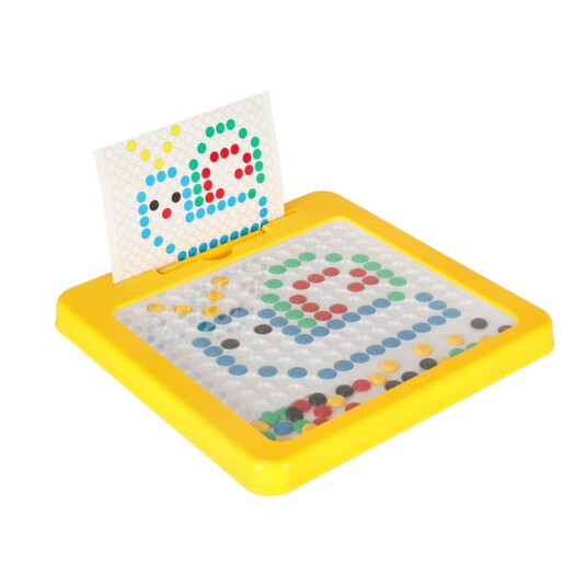 Magnettavle montessori prikker gul Magnettavle montessori prikker gul