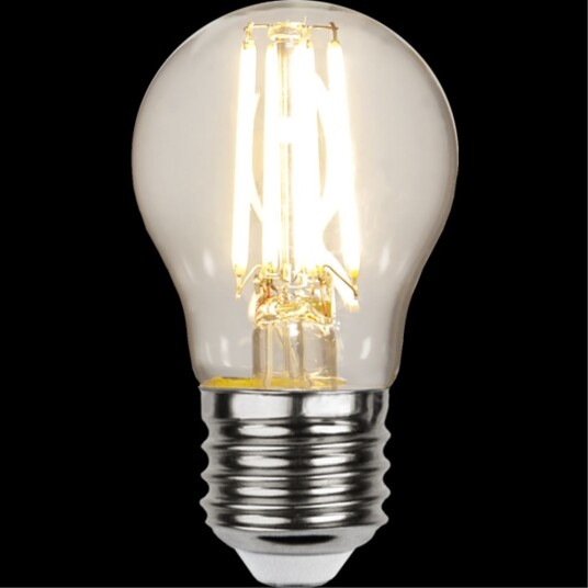 LED lampe E27 G45 Klar