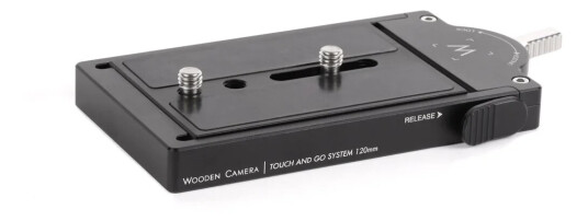 Wooden Camera Touch and Go System Baseplate med hurtigfeste plate Wooden Camera Touch and Go System Baseplate med hurtigfeste plate