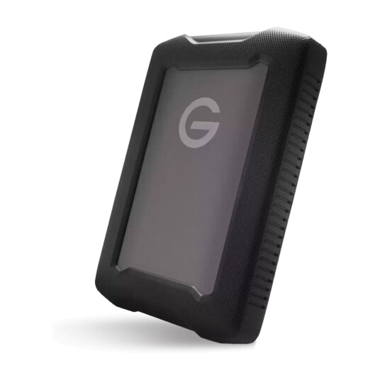 SanDisk G-DRIVE ArmorATD Ekstern Harddisk 5 TB - Grå - Bærbar og Robust