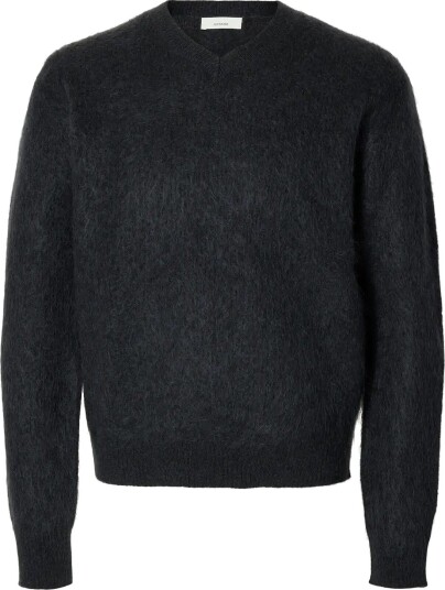 Annarr Anrarchie Ls Knit V Neck ULTIMATE GREY M