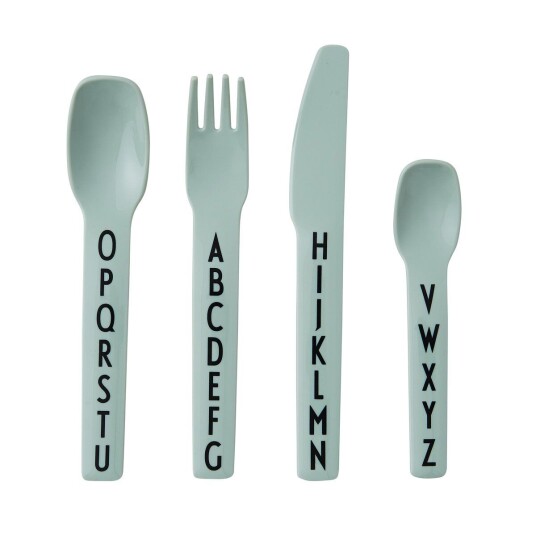 Design Letters barnebestikk melamin Grønn