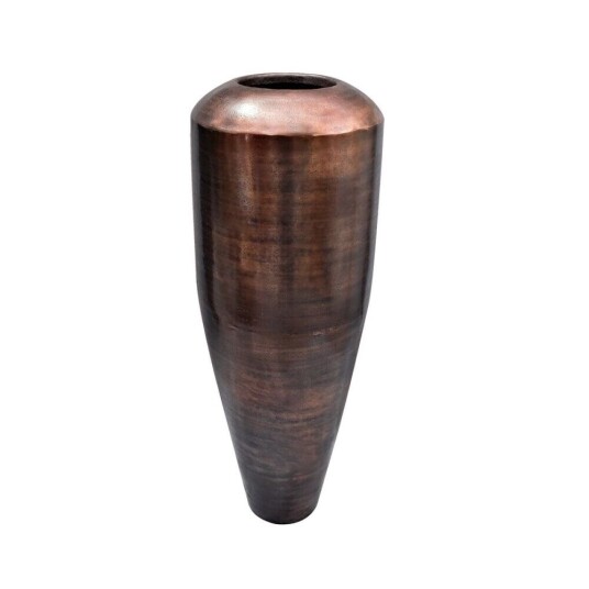Bigbuy Home Vase 37 X 37 X 99 Cm Kopper Aluminium