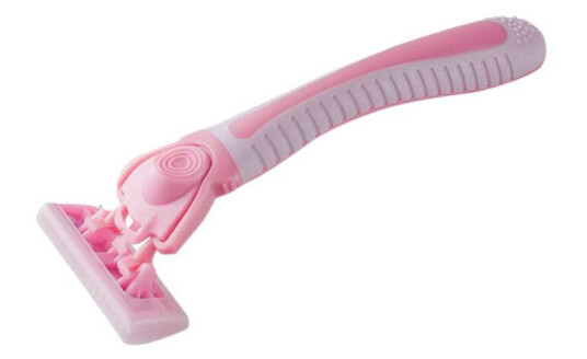Rakhyvel med utskiftbare blader i smart box - Rosa