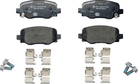 Bremseklosser HELLA 8DB 355 025 481