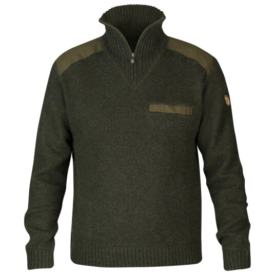 Fjellreven Men's Koster Sweater M , Dark Olive