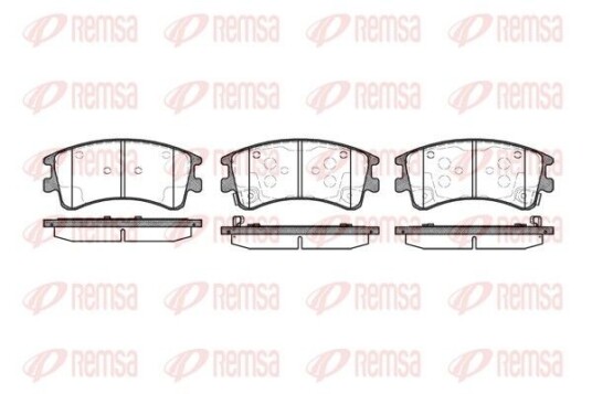 Bremseklosser REMSA 0970.02 Bremseklosser REMSA 0970.02