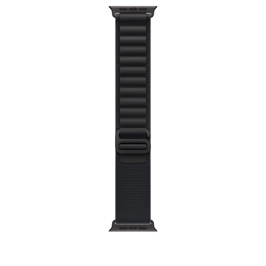 Apple 49/46 mm Black Alpine Loop   Medium   Black Titanium Finish