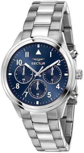 Sector 670 Herreklokke R3253540012 Blå/Stål Ø40 mm Sector 670 Herreklokke R3253540012 Blå/Stål Ø40 mm