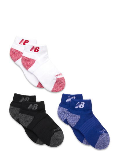 New Balance Youth Active Low Cut Socks 3 Pack Multi/patterned M New Balance Youth Active Low Cut Socks 3 Pack Multi/patterned M