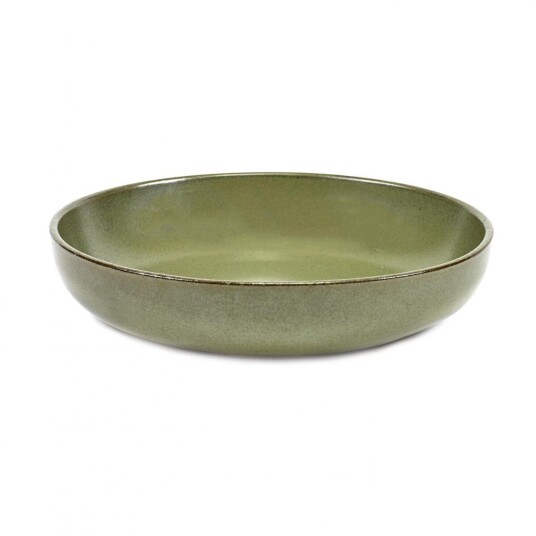 Serax Surface dyp tallerken 19 cm Camogreen