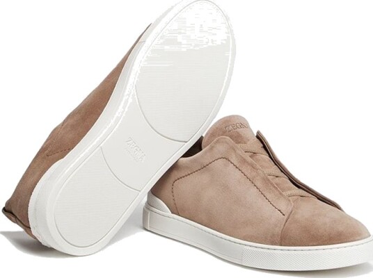 Zegna Shoes Sneaker Low-Top 252 Dk Bge Sld Zegna Shoes Sneaker Low-Top 252 Dk Bge Sld