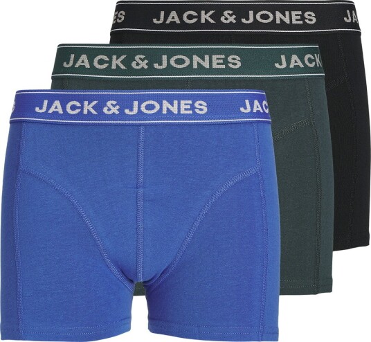 Jack & Jones Boxershorts 3 pakning JacBlack Black/Blendend Jack & Jones 8 år (128) Boxershorts Armygrønn Blå Svart