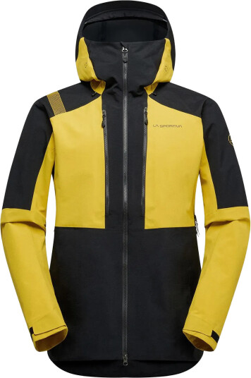 La Sportiva Men"s Supercouloir GORE TEX Pro Jacket Black/Yellow L La Sportiva Men"s Supercouloir GORE TEX Pro Jacket Black/Yellow L