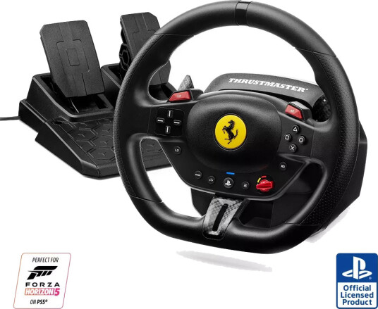 Thrustmaster T98 P Ferrari 296 GTB ratt og pedalsett Thrustmaster T98 P Ferrari 296 GTB ratt og pedalsett
