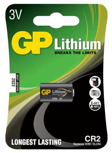 GP CR2 3V Litium Engangsbatteri 1400 mAh - Universale Batterier