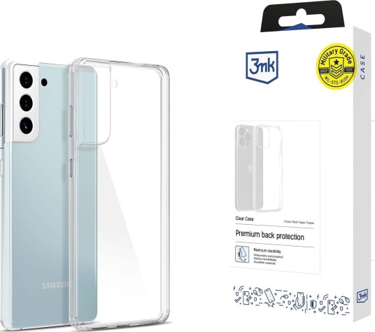 3mk Gjennomsiktig Mobildeksel for Samsung Galaxy S21+ 5G