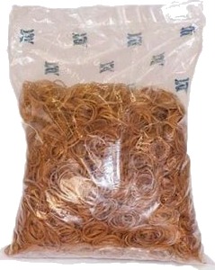 Gummibånd 50 Gummi Gul Pakke På 1 Kg
