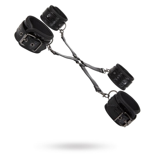 Diabolique Black - Hog-Tie Med Mansjetter