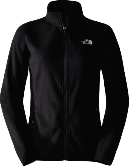 The North Face Women's 100 Glacier Full-Zip Fleece S , TNF Black