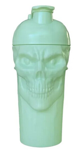 JNX SPORTS - COBRA LABS The Curse! Skull Shaker 700 ml, Glow in the Dark, selvlysende
