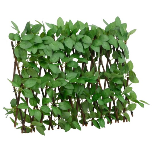 vidaXL Utvidbart espalier med kunstig eføy 5 stk grønn 180x30 cm