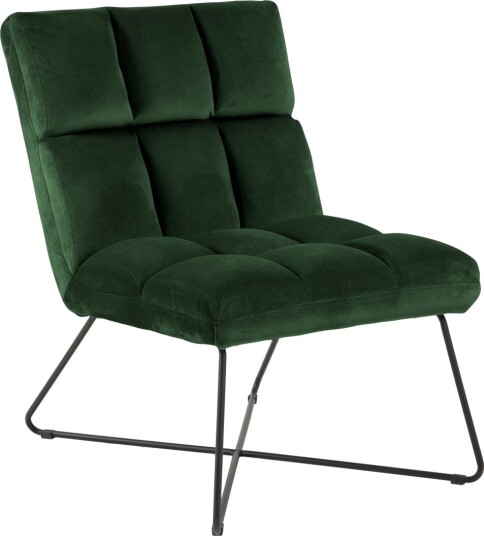 Nordform Møbel24 Alba Lenestol , Lounge Stol Velour Grønn. 1681706-01-0 1681672-02-0
