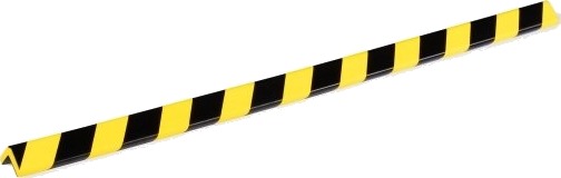 Durable 1112130 Plast Svart Gult Flat 1000 Mm 45 Mm