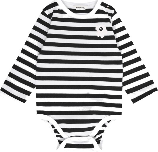 Marimekko Vinde Tasaraita Unikko White 68