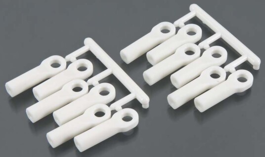 RPM 80511 Rod Ends Long White 1/10 Traxxas Nitro Slash