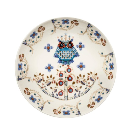 iittala Taika dyp tallerken 20 cm hvitmønstret