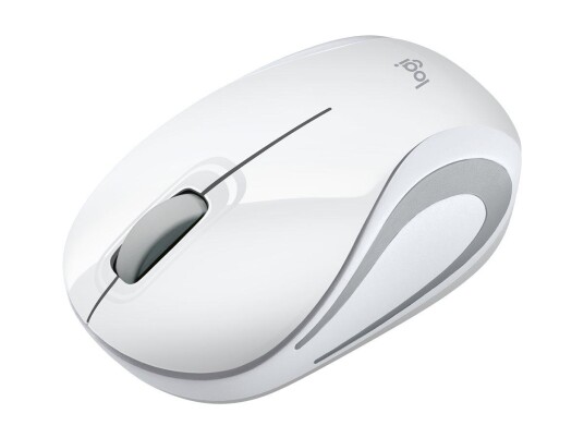 Logitech M187 - mus - 2.4 GHz - hvit