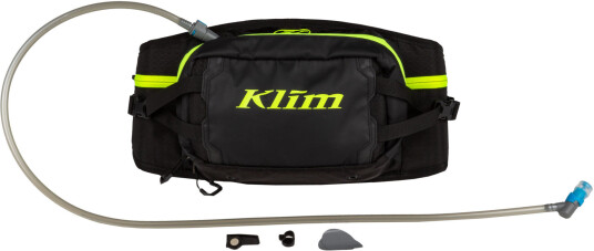 Klim XS Aqua Pak Midje Bag + 2L Hydrering Blære en størrelse Svart Klim XS Aqua Pak Midje Bag + 2L Hydrering Blære en størrelse Svart