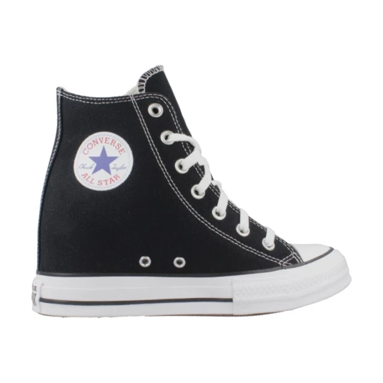Converse Dame Sko Svart 36 EU,