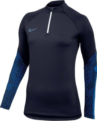 Nike Treningsskjorte Dri FIT Strike Drill Obsidian/Blå/Hvit Kvinner størrelse Large
