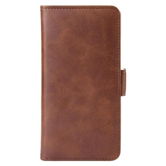 INCOVER iPhone 11 Skinn Flipdeksel m. Lommebok - Brun