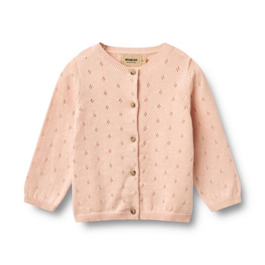 Wheat knit cardigan Maia – powder 92 Wheat knit cardigan Maia – powder 92