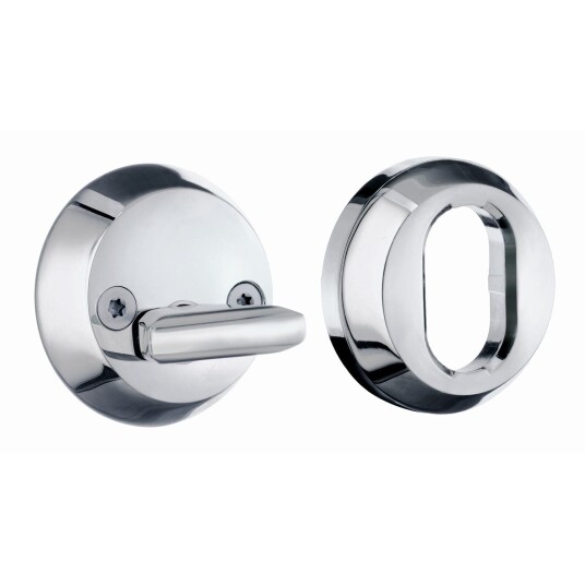 Beslagsboden Design 197 Sylindervrider og Universalring Nikkel