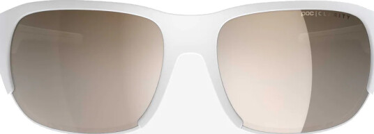 POC Define Sykkelbriller Hydrogen White Med Brown/Silver Mirror Linser
